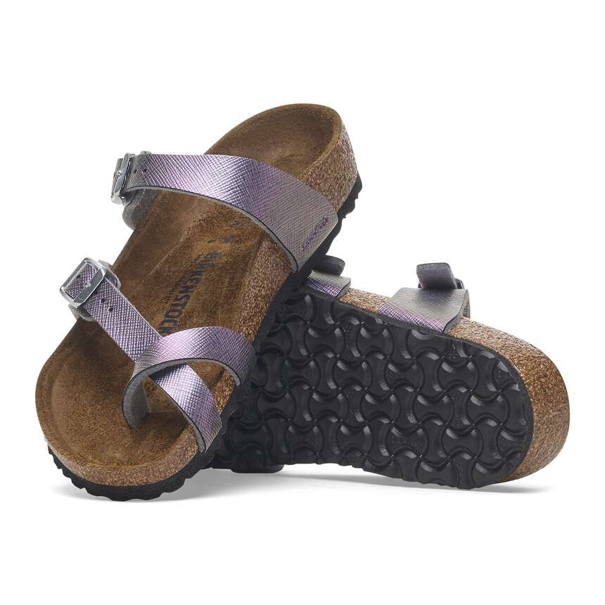 Mayari Kids - Birko-Flor estampé - Saffiano Iridescent Viola