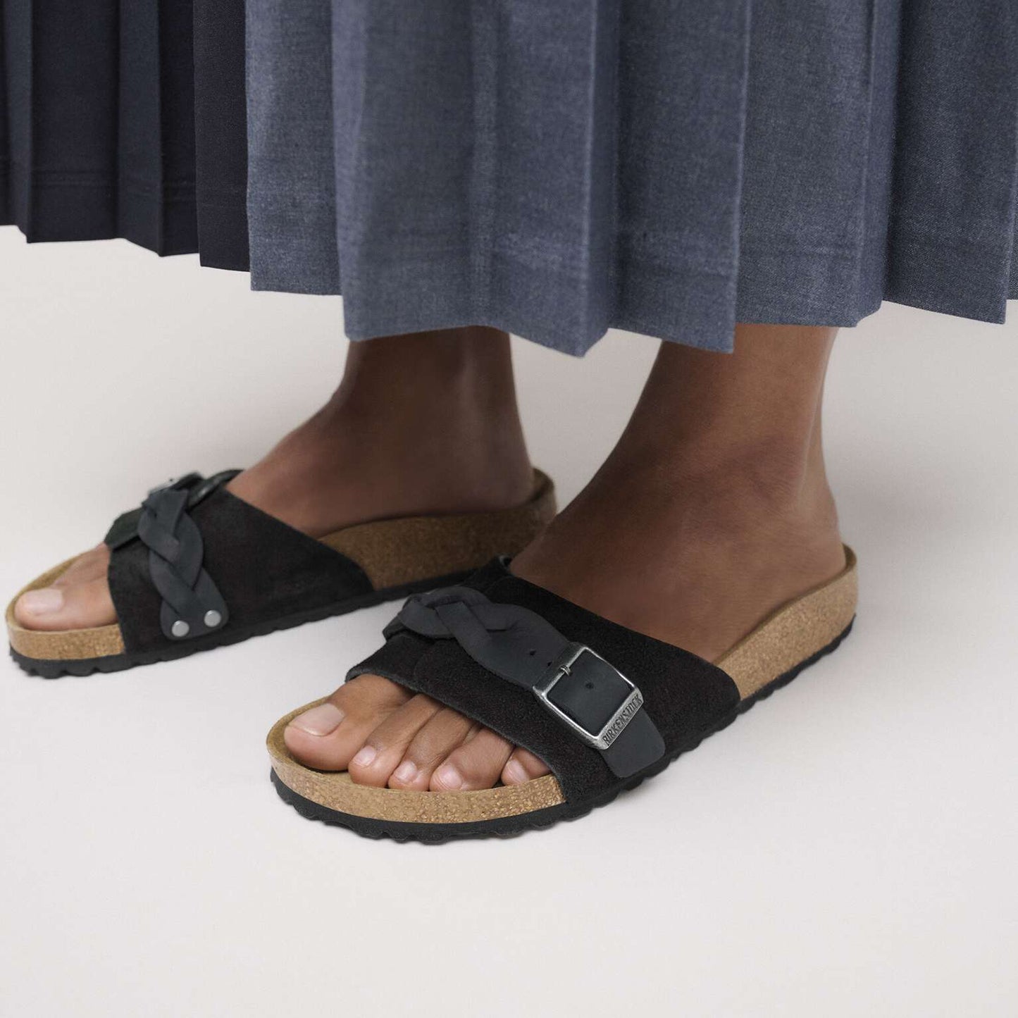 Oita Braided - Suède - Black