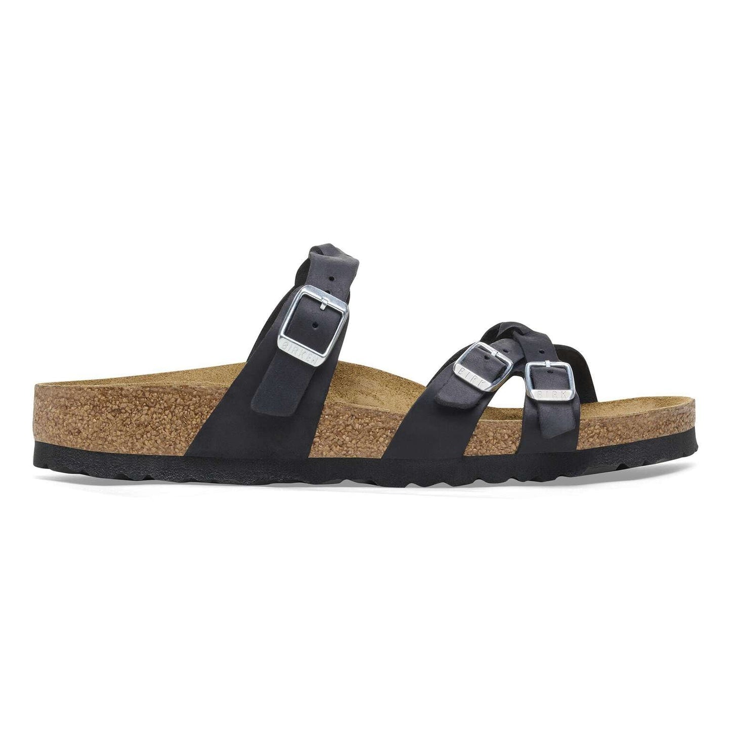 Franca Braided - Cuir huilé - Black