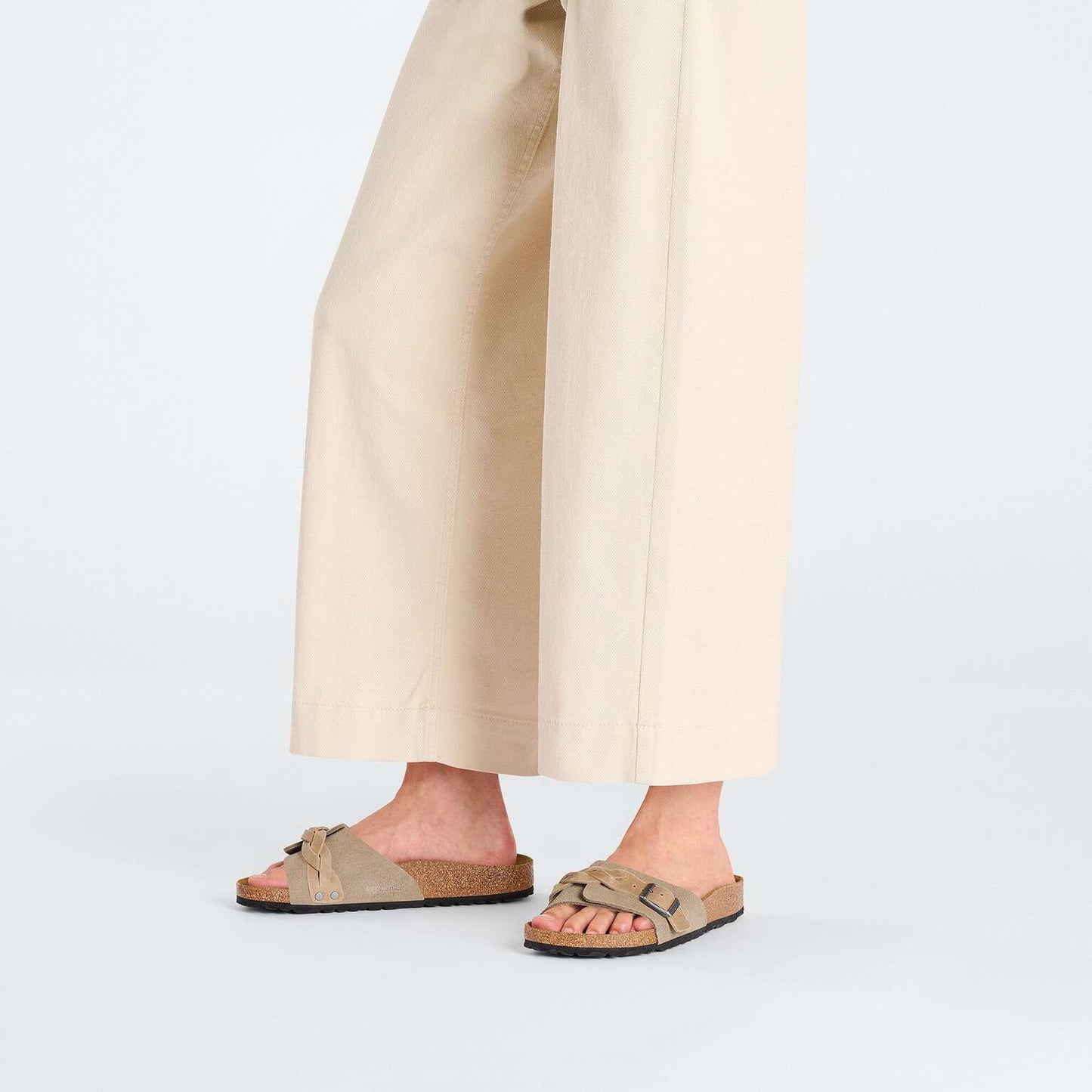 Oita Braided - Suède - Taupe