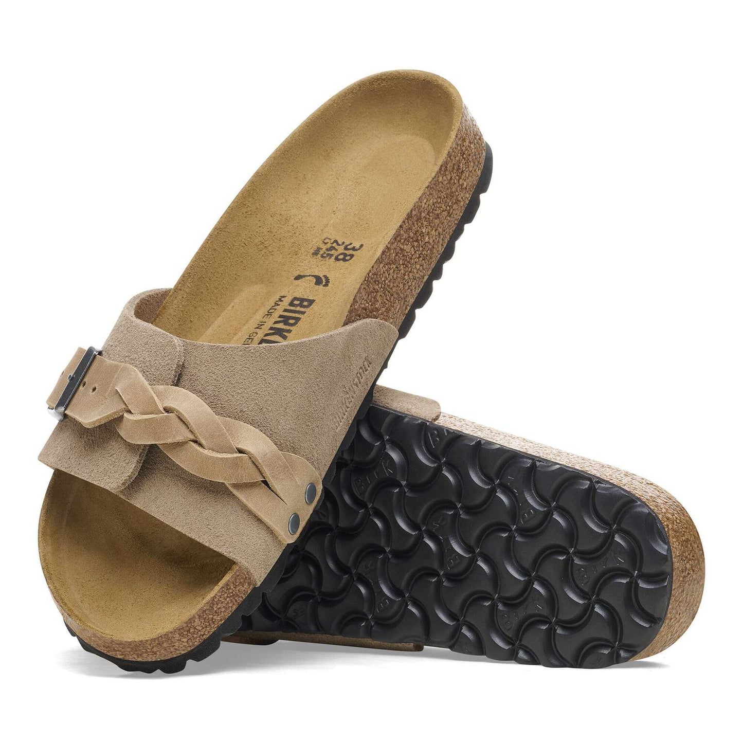 Oita Braided - Suède - Taupe