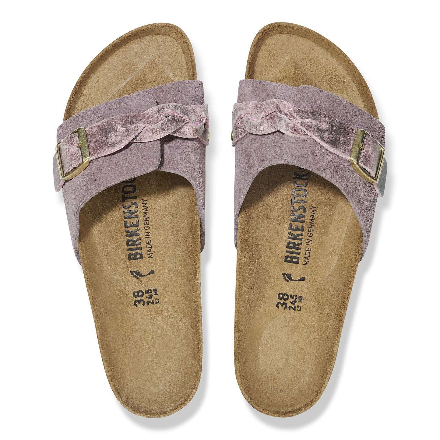 Oita Braided - Suède - Faded Purple