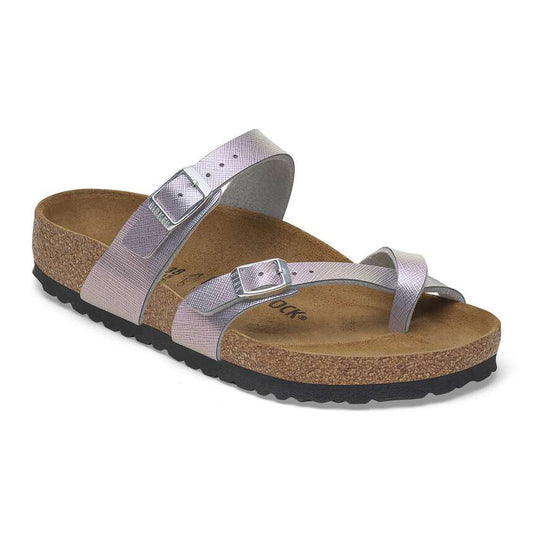 Mayari - Birko-Flor estampé - Saffiano Iridescent Viola