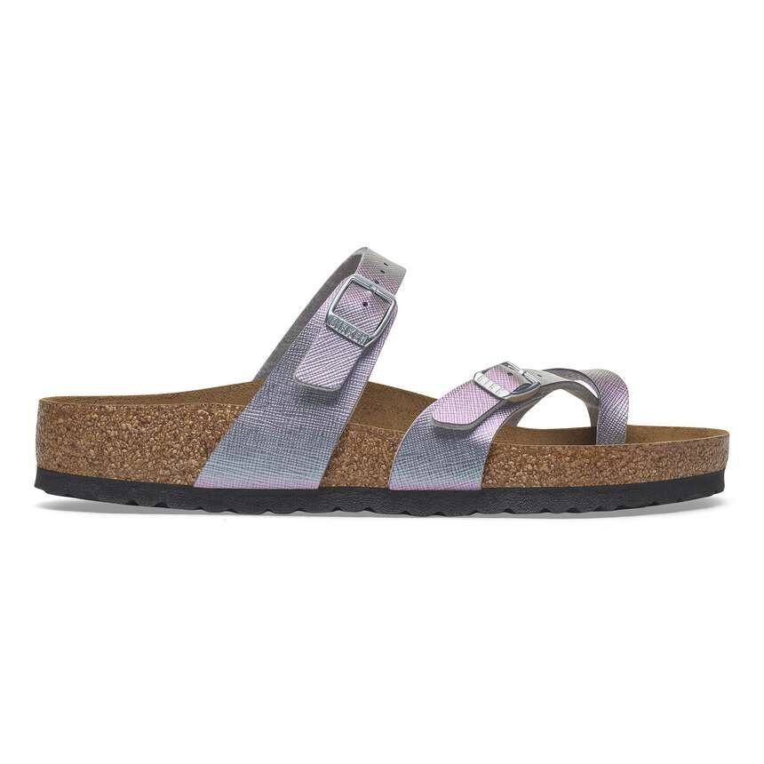 Mayari - Birko-Flor estampé - Saffiano Iridescent Viola