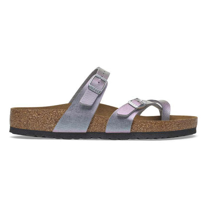 Mayari - Birko-Flor estampé - Saffiano Iridescent Viola