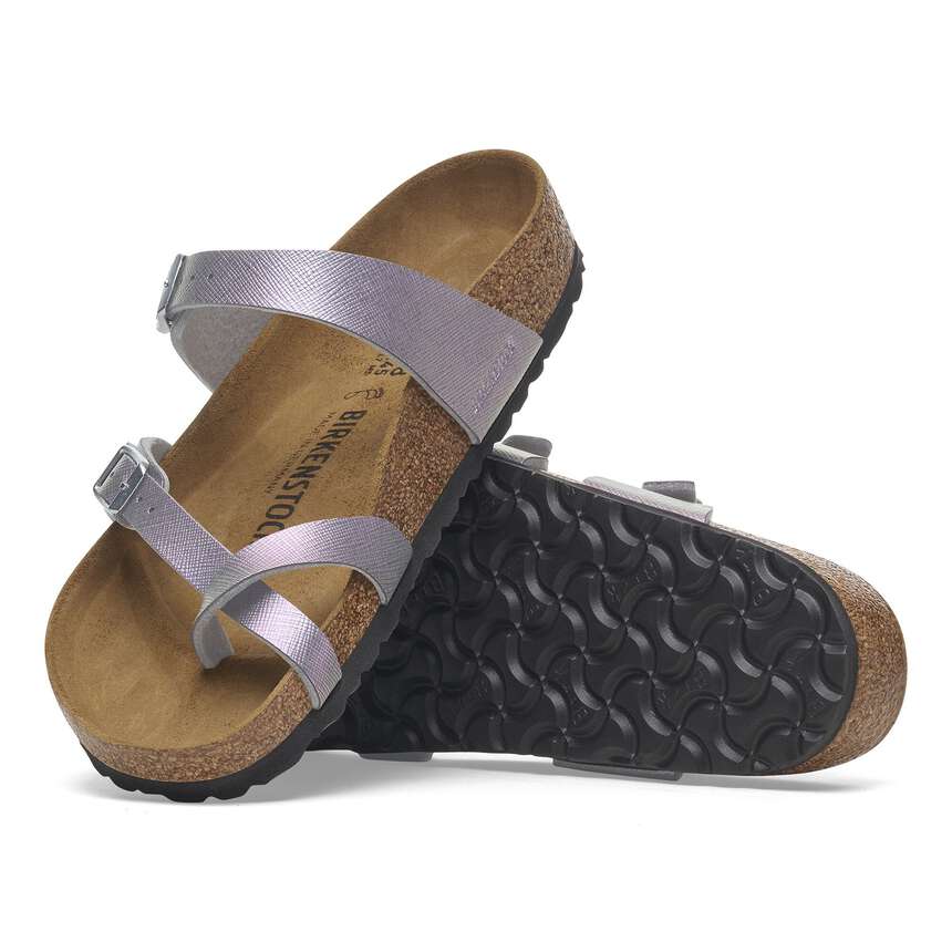 Mayari - Birko-Flor estampé - Saffiano Iridescent Viola