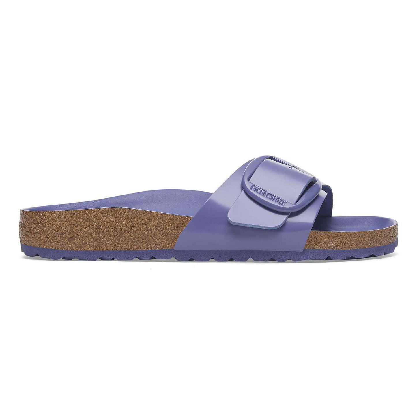 Madrid Big Buckle - Cuir naturel verni - High-Shine Purple Dusk Tonal