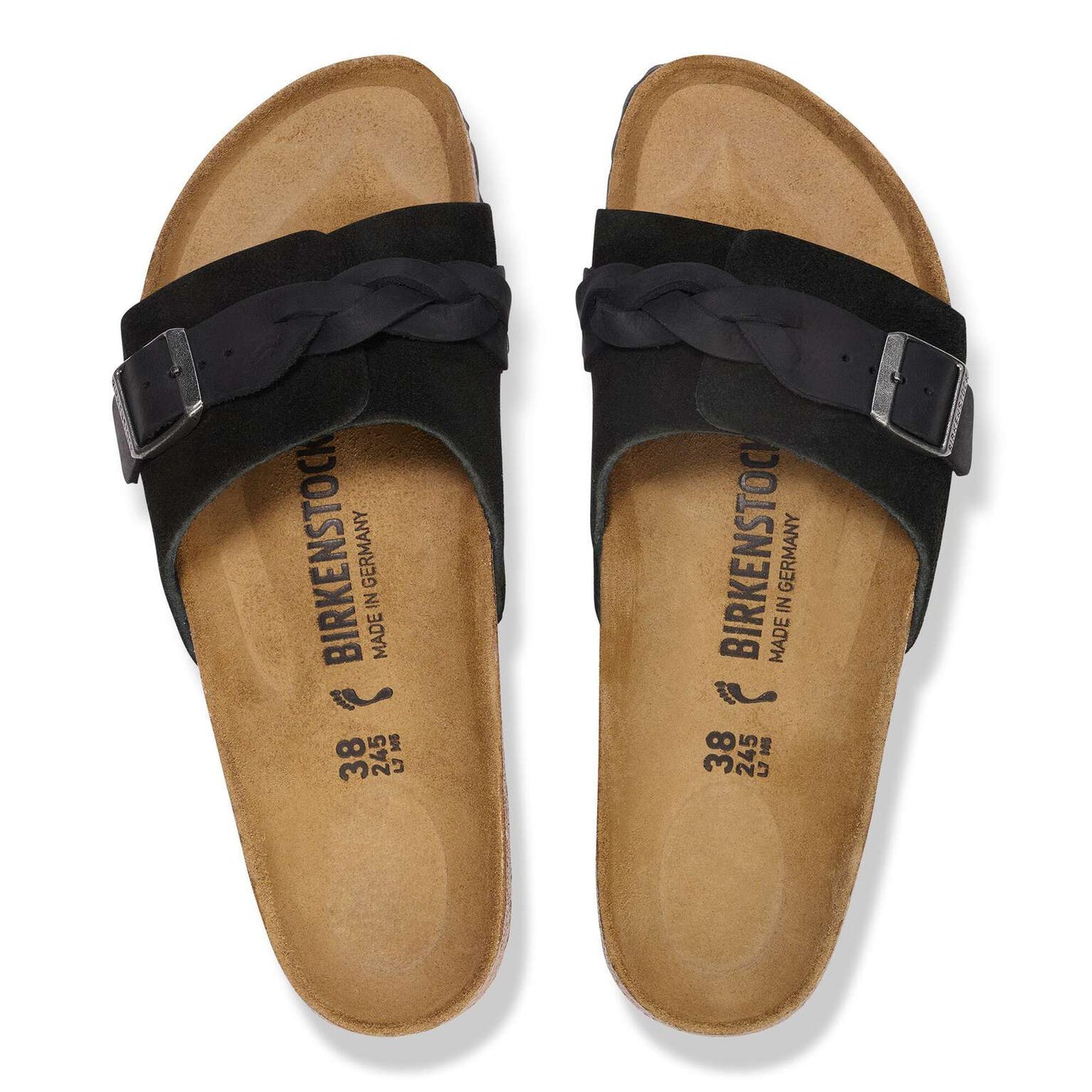 Oita Braided - Suède - Black