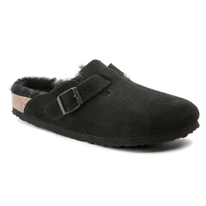 Boston en fourrure d’agneau - Suède - Black