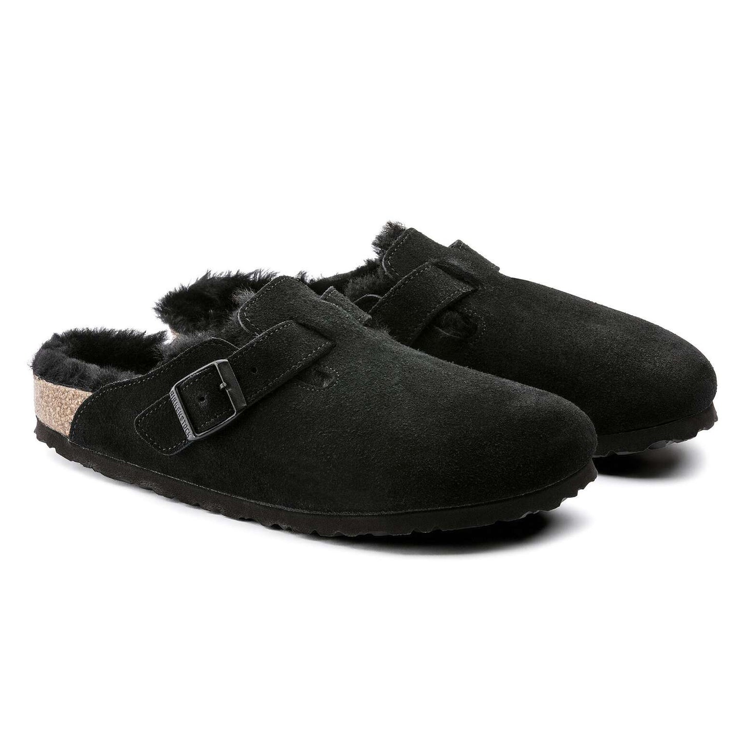 Boston en fourrure d’agneau - Suède - Black