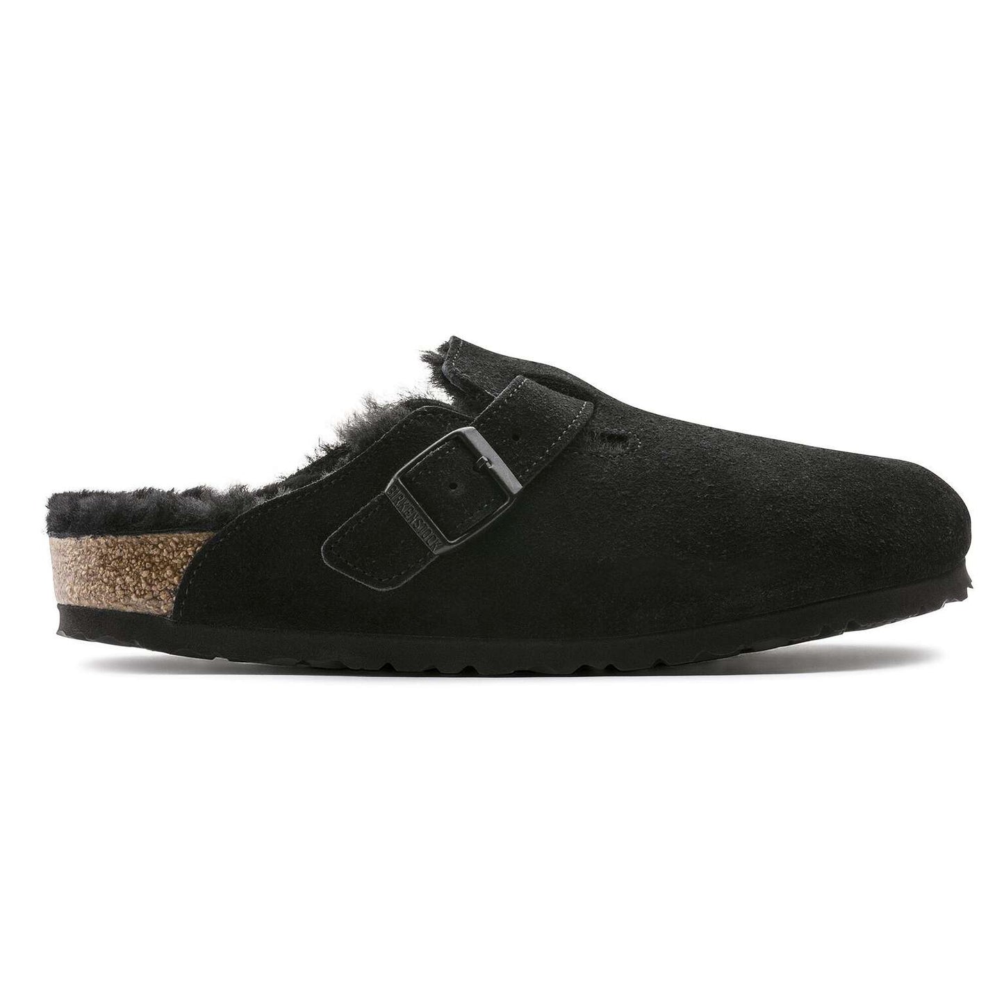 Boston en fourrure d’agneau - Suède - Black